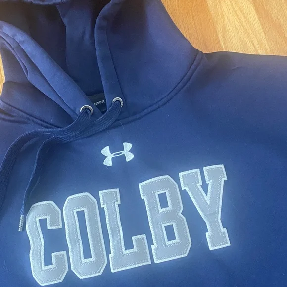 Under Armour Storm Blue COLBY Hoodie Sweatshirt Medium M - Picture 2 of 8